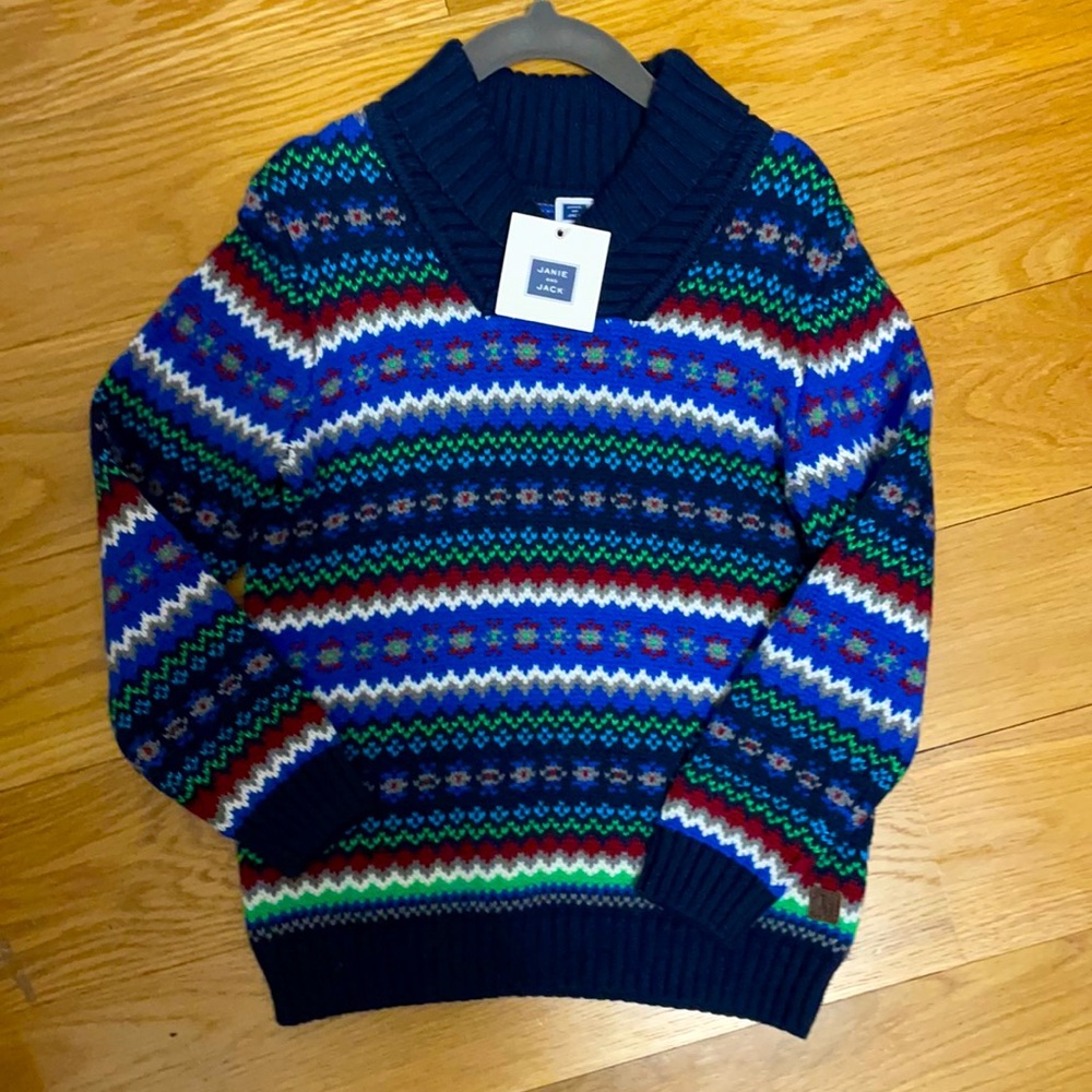 Janie and jack boy sweater